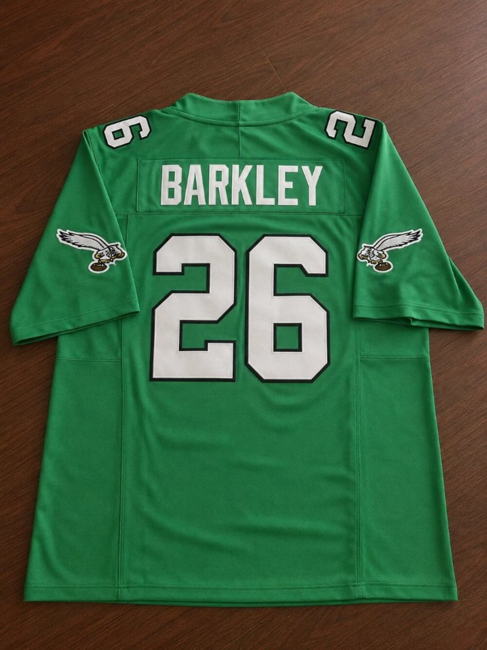 Saquon Barkley Kelly Green Stitched Jersey Vapor
